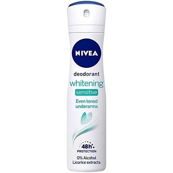 Nivea Deodorant Whitening Sensitive Even Toned Under Arms 150 ml