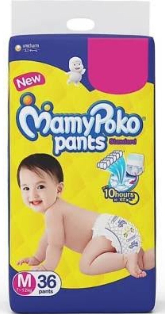 New MamyPoko Pants Standard (M- 7 to 12kg ) 36 pants Diapers