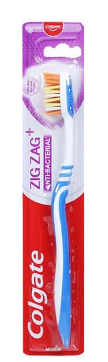 Colgate ZigZag + Anti-Bacterial MediumToothbrush 