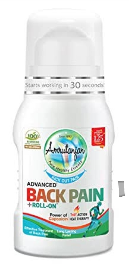 Amrutanjan Advanced Back Pain Roll-On 50ml