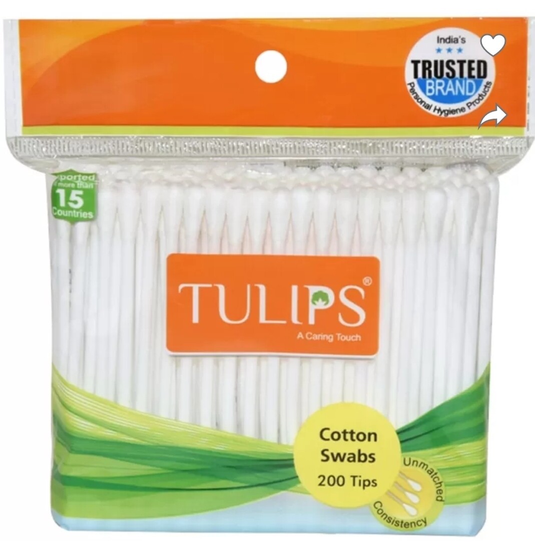 Tulips Cotton Swabs 100 Stems