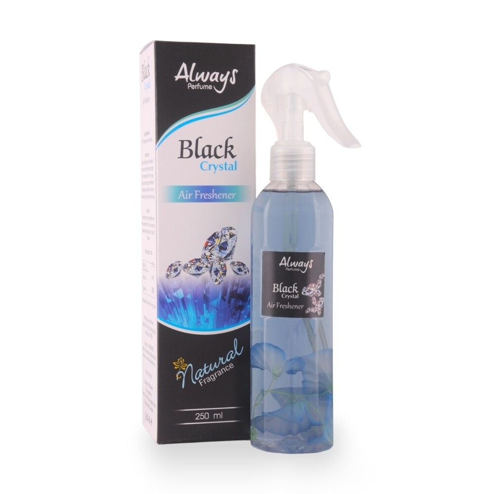 Always Black Crystal Air Freshener Spray Natural Fragrance 250 ml