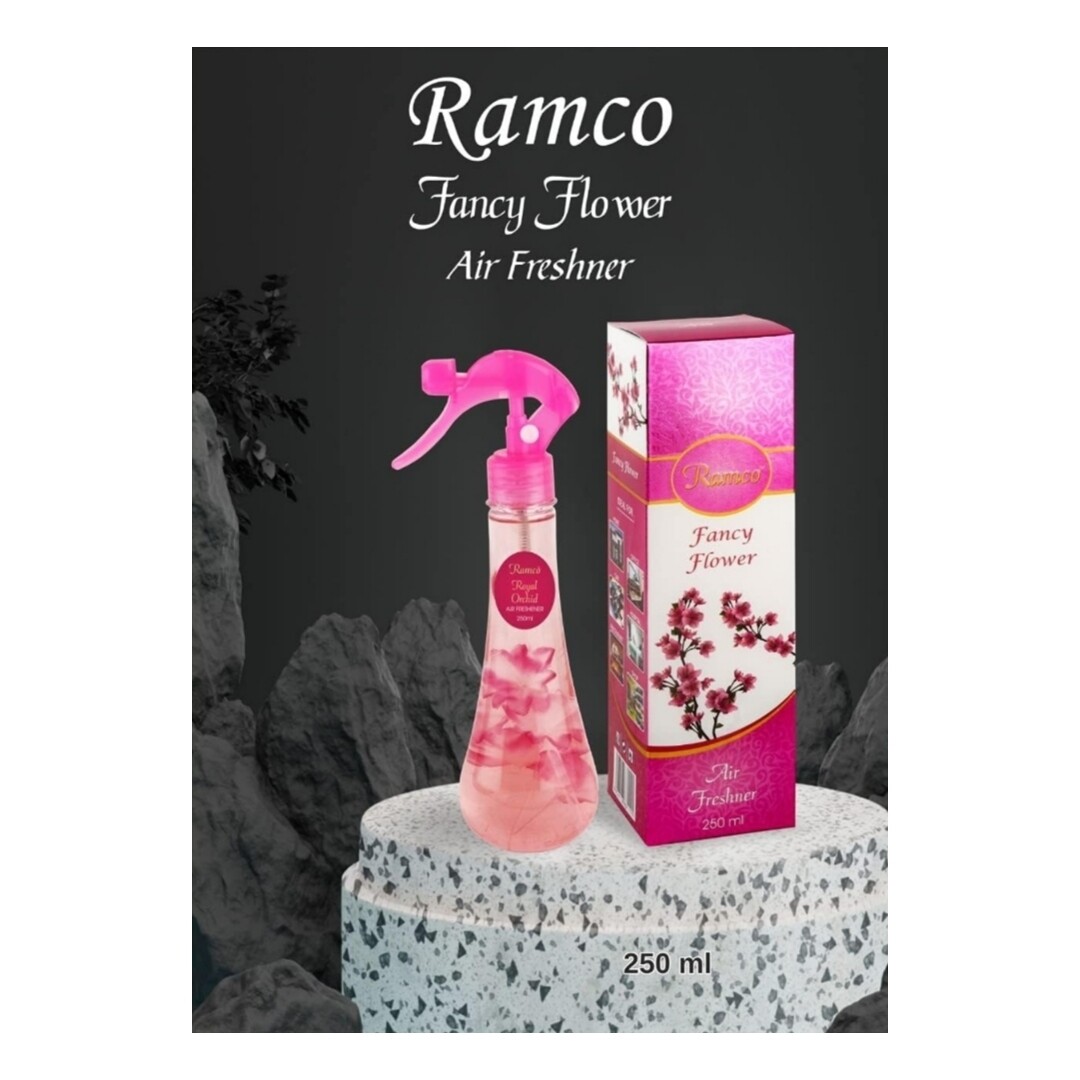 Ramco Fancy Flower Air Freshener Spray Natural Fragrance 250 ml