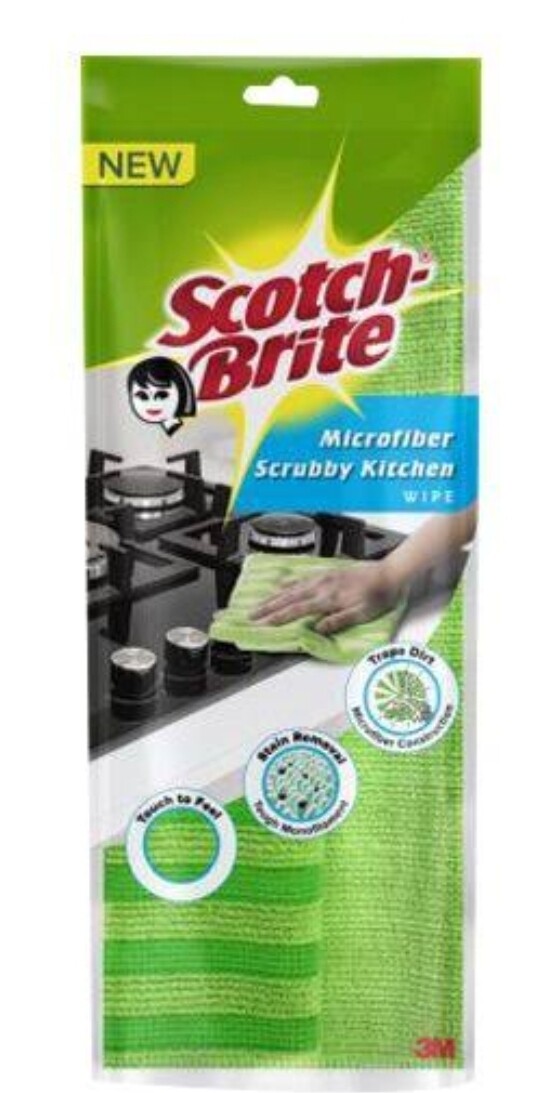 Scotch-Brite Microfiber Scrubby Kitchen Wipe