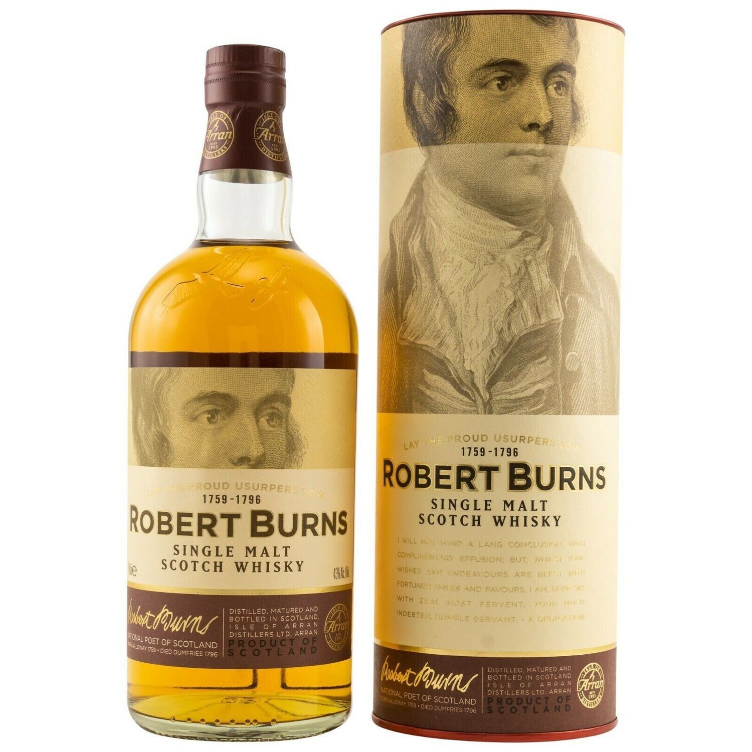 Arran -Robert Burns - 2020 - Islands - 0,7l - 43%