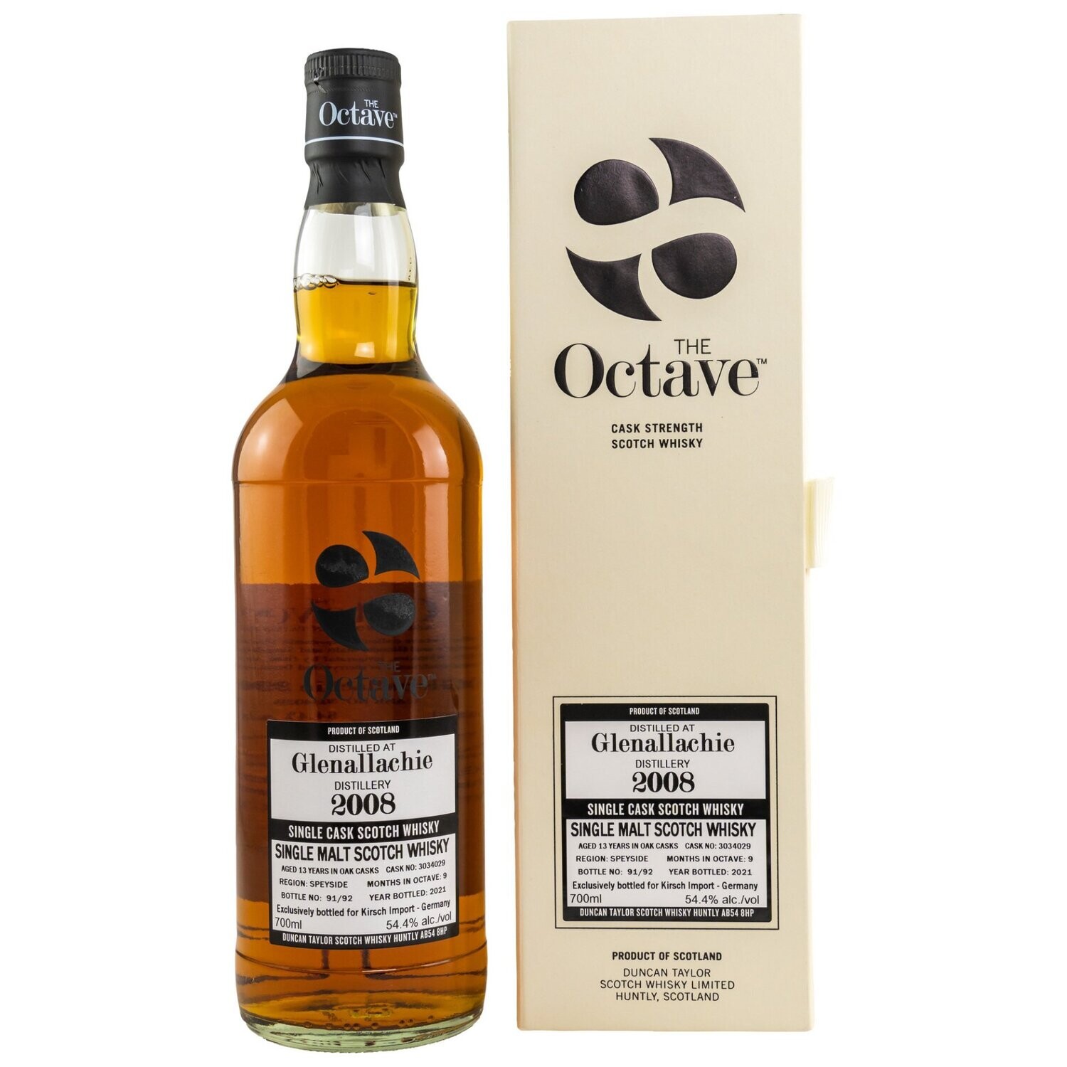 GlenAllachie - 13 Jahre - 2008/2021 - 54,4% - The Octave -  3034029