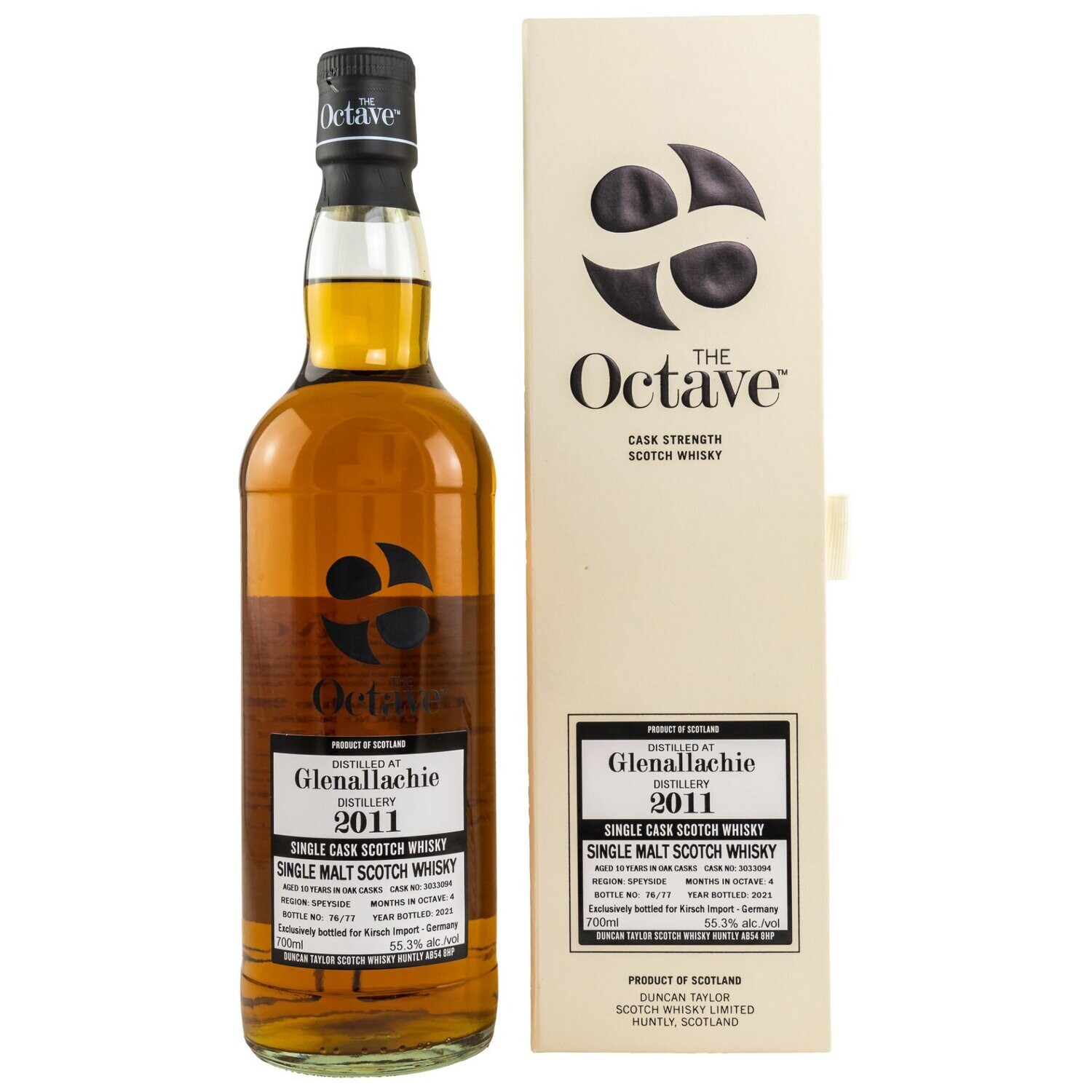 GlenAllachie - 10 Jahre - 2011/2021 - 55,3% - The Octave -