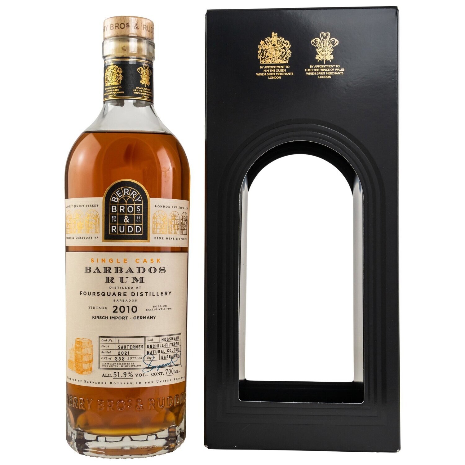 Barbados Rum - Foursquare Distillery - Exclusively for Kirsch Import