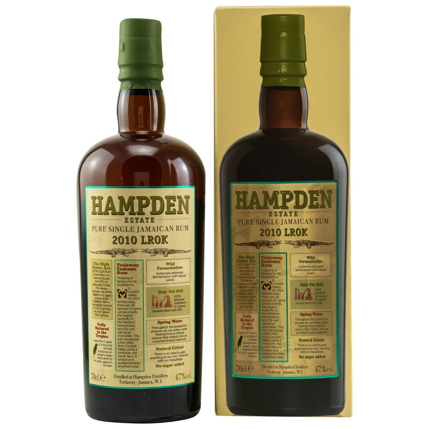 Rum Hampden -  2010 LROK Edition 2021 - 11 Jahre -  47% -