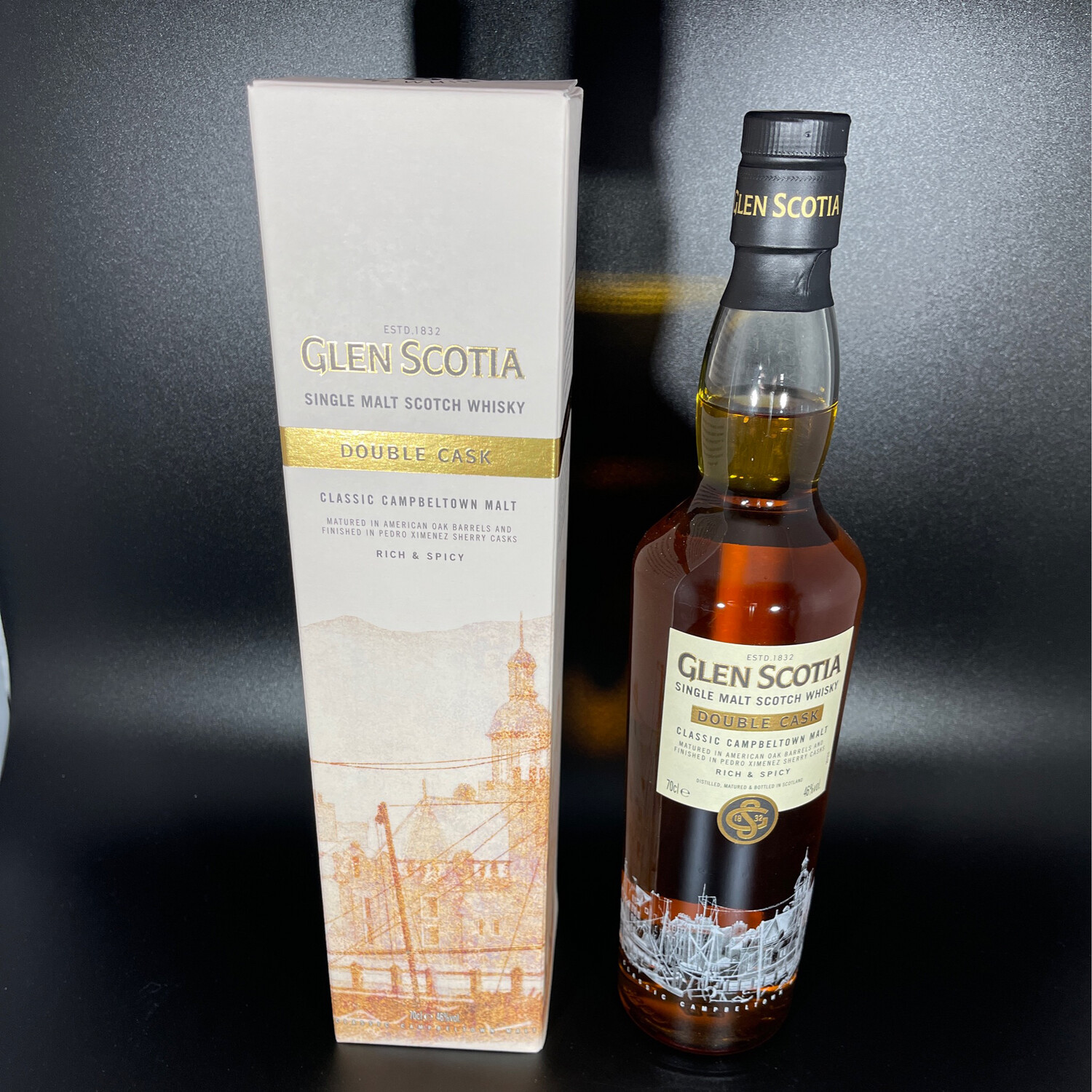Glen Scotia - Double Cask - American Oak & Sherry Finish - 46% - OA -