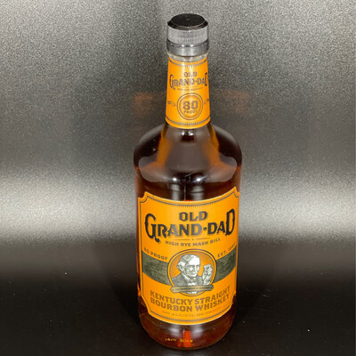 Old Grand Dad - 40% High Rye Mash Bill - Kentucky Straight Bourbon Whiskey - 1Liter