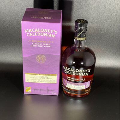 Macaloney's Caledonian Single Malt Invermallie exRed Wine Barrique #56 46%