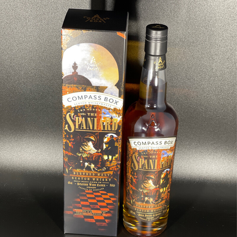 Compass Box - Spaniard - Spanish Wine Cask - Bold / Fruity / Spicy 43% Compass Box - Spaniard - Spanish Wine Cask - Bold / Fruity / Spicy 43%