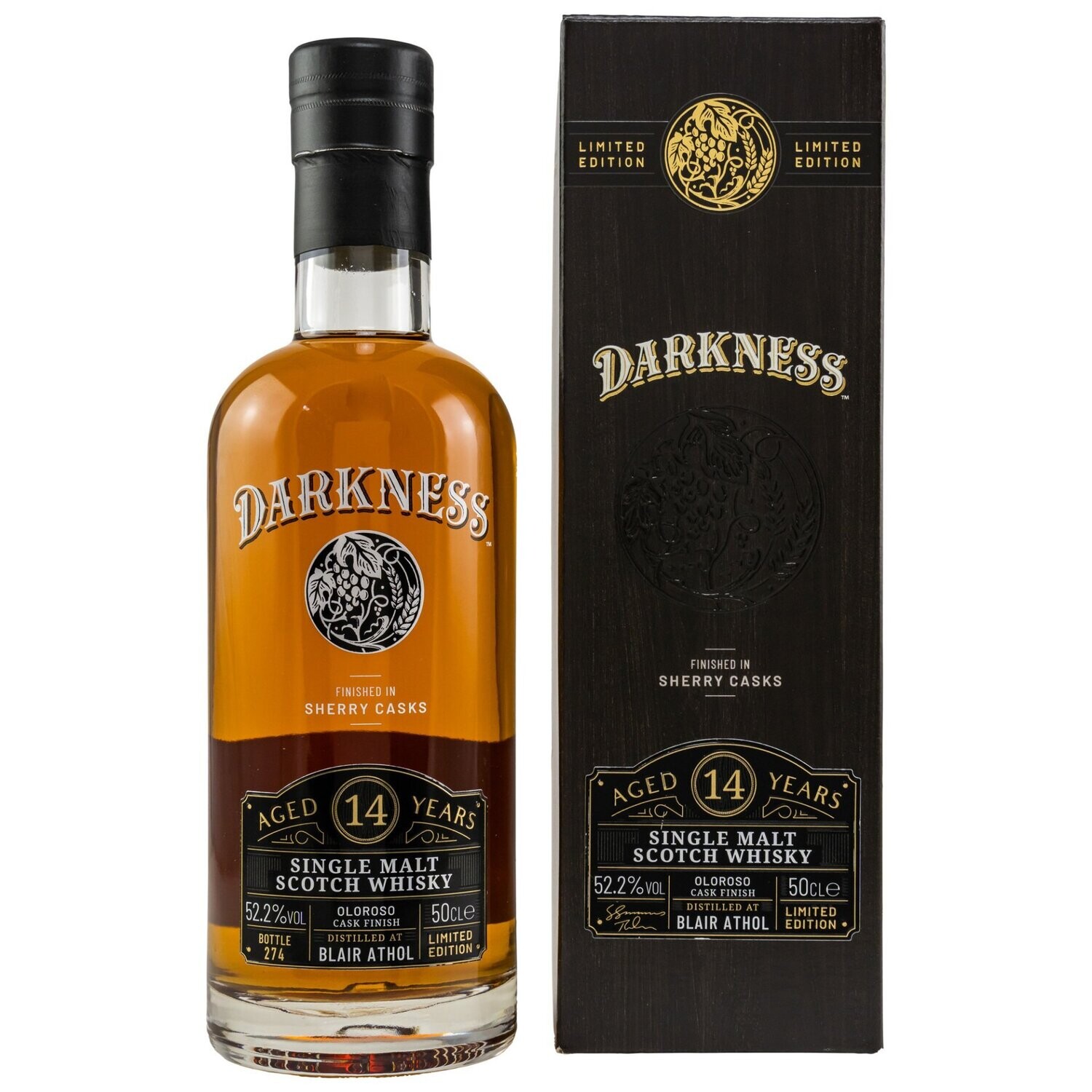 Blair Athol -  14 Jahre - Oloroso Cask finish - Darkness 52,2%
