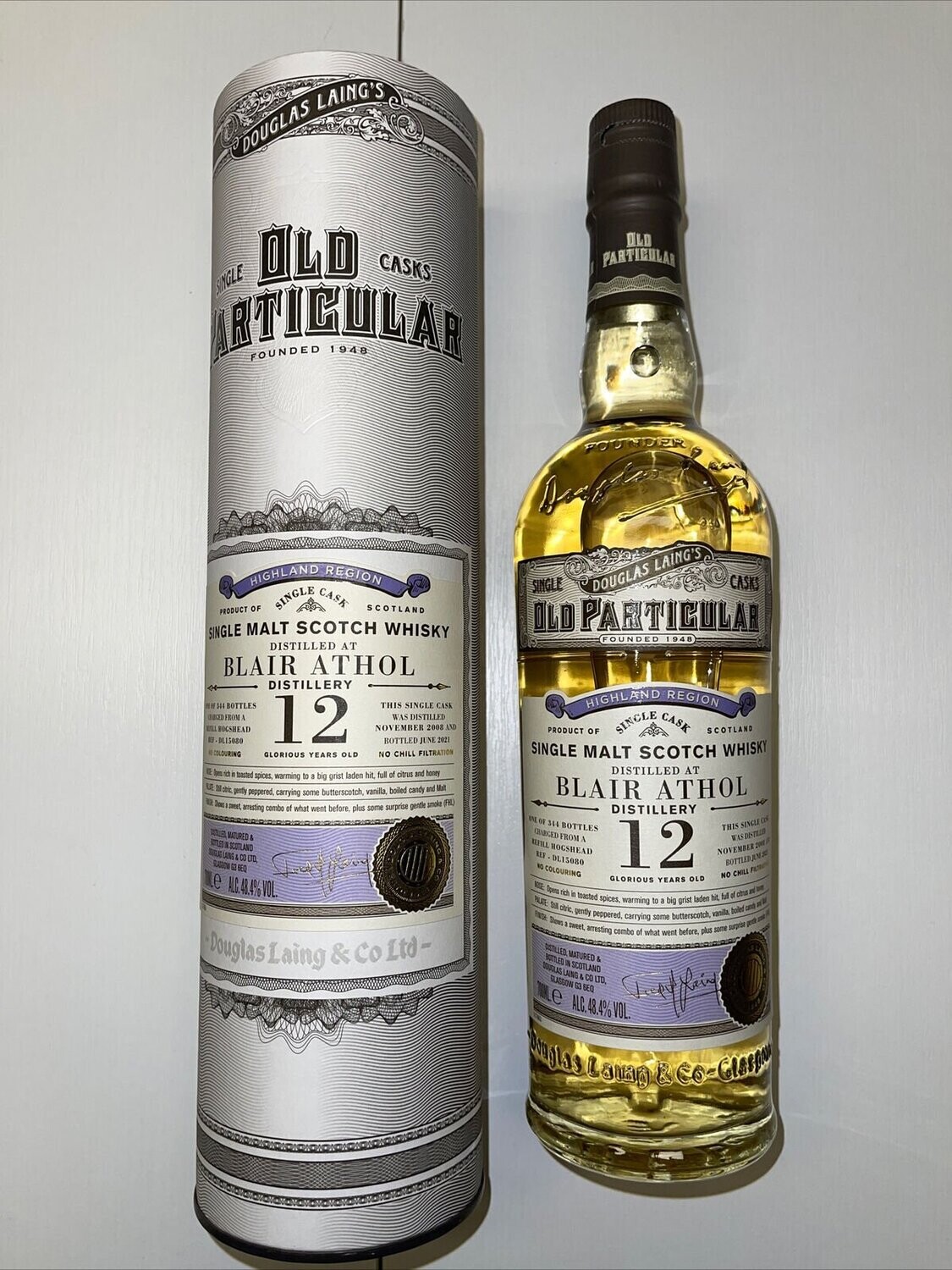 Blair Athol -  12 Jahre - Refill Hogshead #DL15080