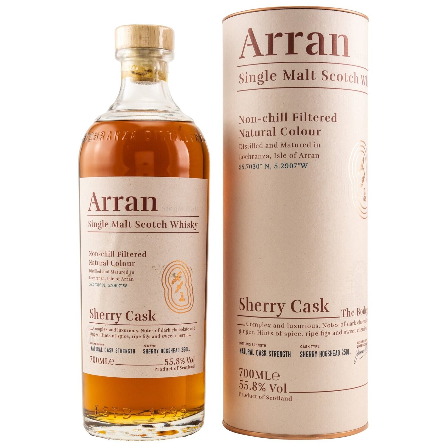 Arran Sherry Cask - The Bodega - SINGLE MALT SCOTCH WHISKY - Isle - 0,7l - 55,8%