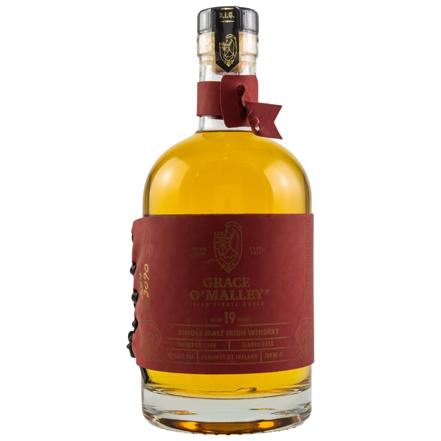 Grace O' Malley - 19 Jahre - Single Malt Irish Whisky - 45% -Bourbon Cask #3070