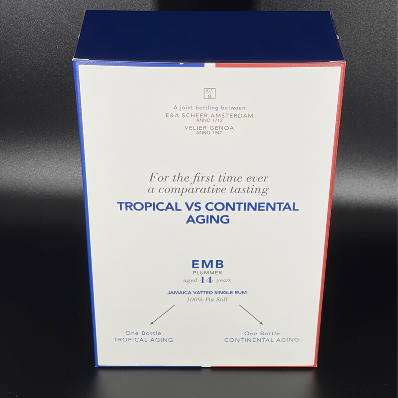 EMB Plummer 14 Jahre – Tropical & Continental Aging - 2 FLASCHEN - Scheer Velier Main Jamaica Vatted Single Rum EMB Plummer 14 Jahre – Tropical & Continental Aging - 2 FLASCHEN - Scheer Velier Main Jamaica Vatted Single Rum