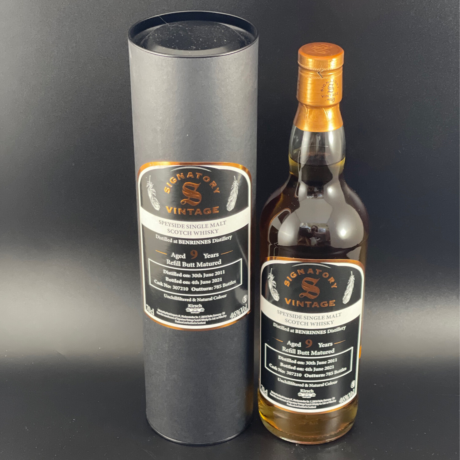 Benrinnes - 9 Jahre - 2011/2021 - Refill Butt 0307210 - Speyside