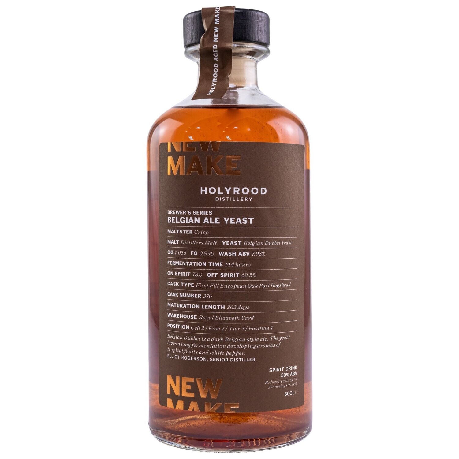 Holyrood Aged New Make Spirit 04: Belgian Ale Yeast