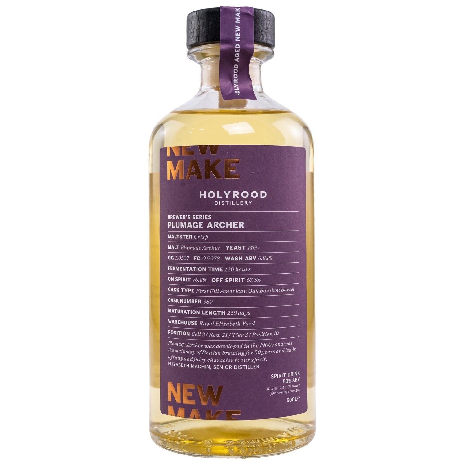 Holyrood - Aged New Make Spirit 02: Plumage Archer