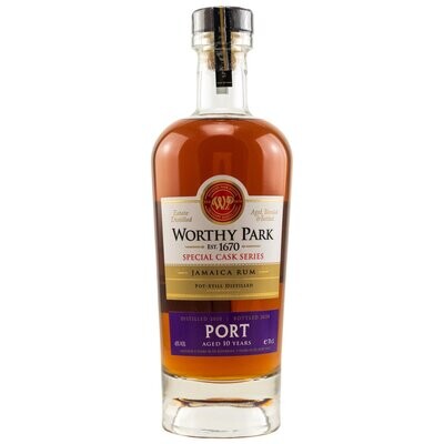 Worthy Park Special Cask Series Port 2010/2020 Worthy Park Special Cask Series Port 2010/2020