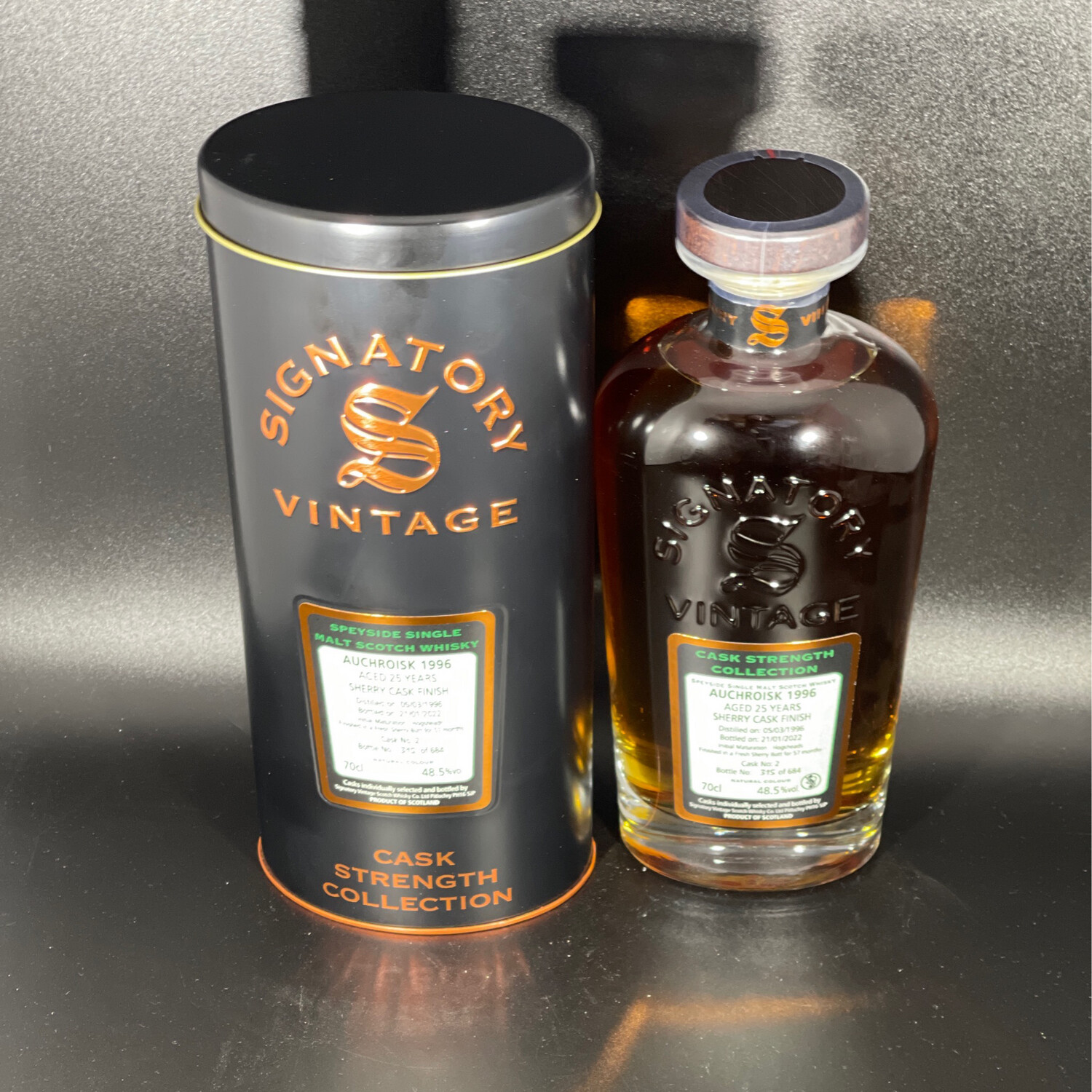 Auchroisk - 25 Jahre - 48,5% - 1996 / 2022 - Singlecask #2 - Signatory Cask Strength