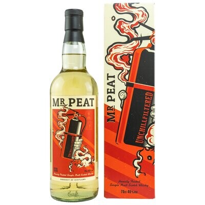 Mr Peat Single Malt Scotch Whisky - 46% - 0,7 Liter - Mr Peat Single Malt Scotch Whisky - 46% - 0,7 Liter -