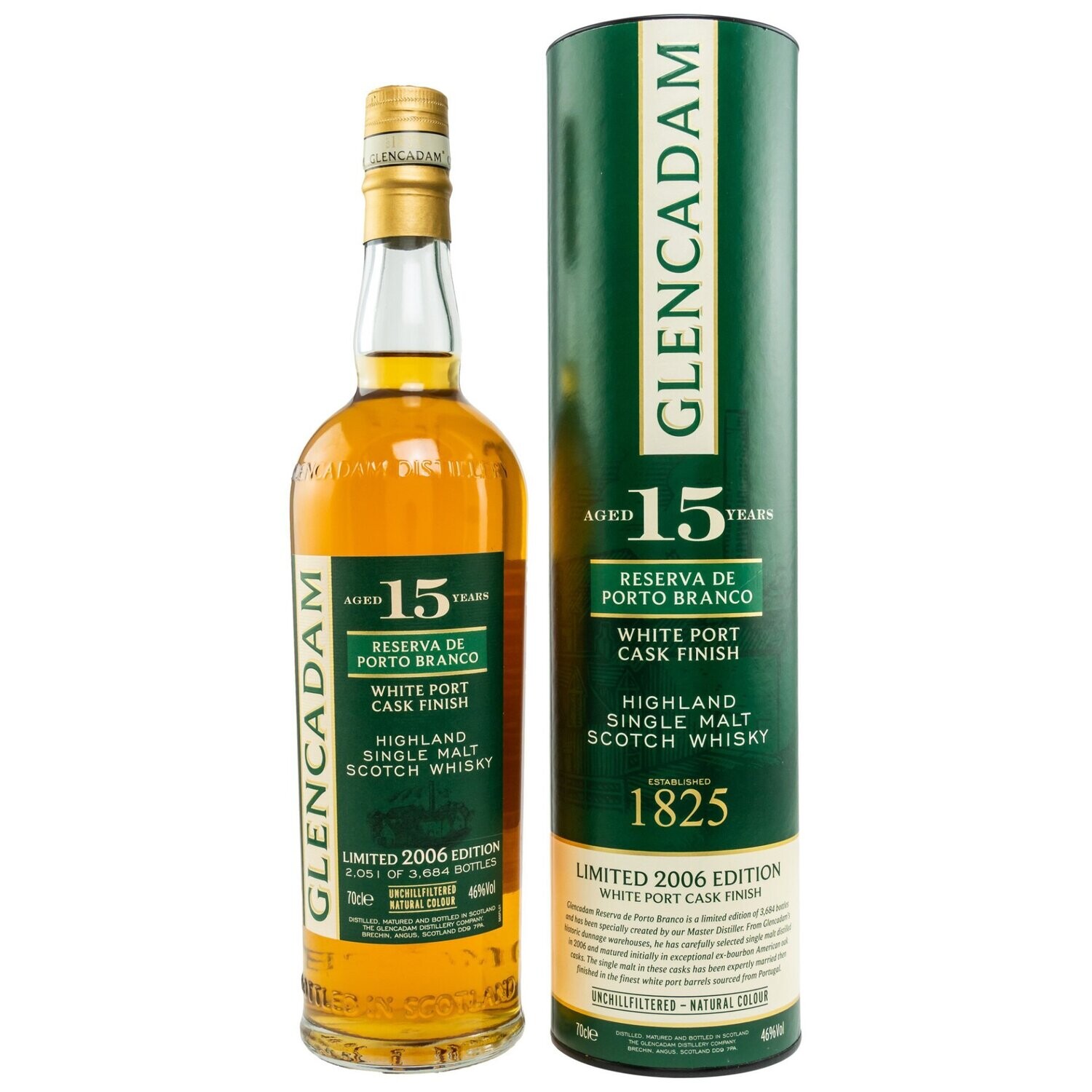 Glencadam 15 Jahre White Port Cask Finish - 46%