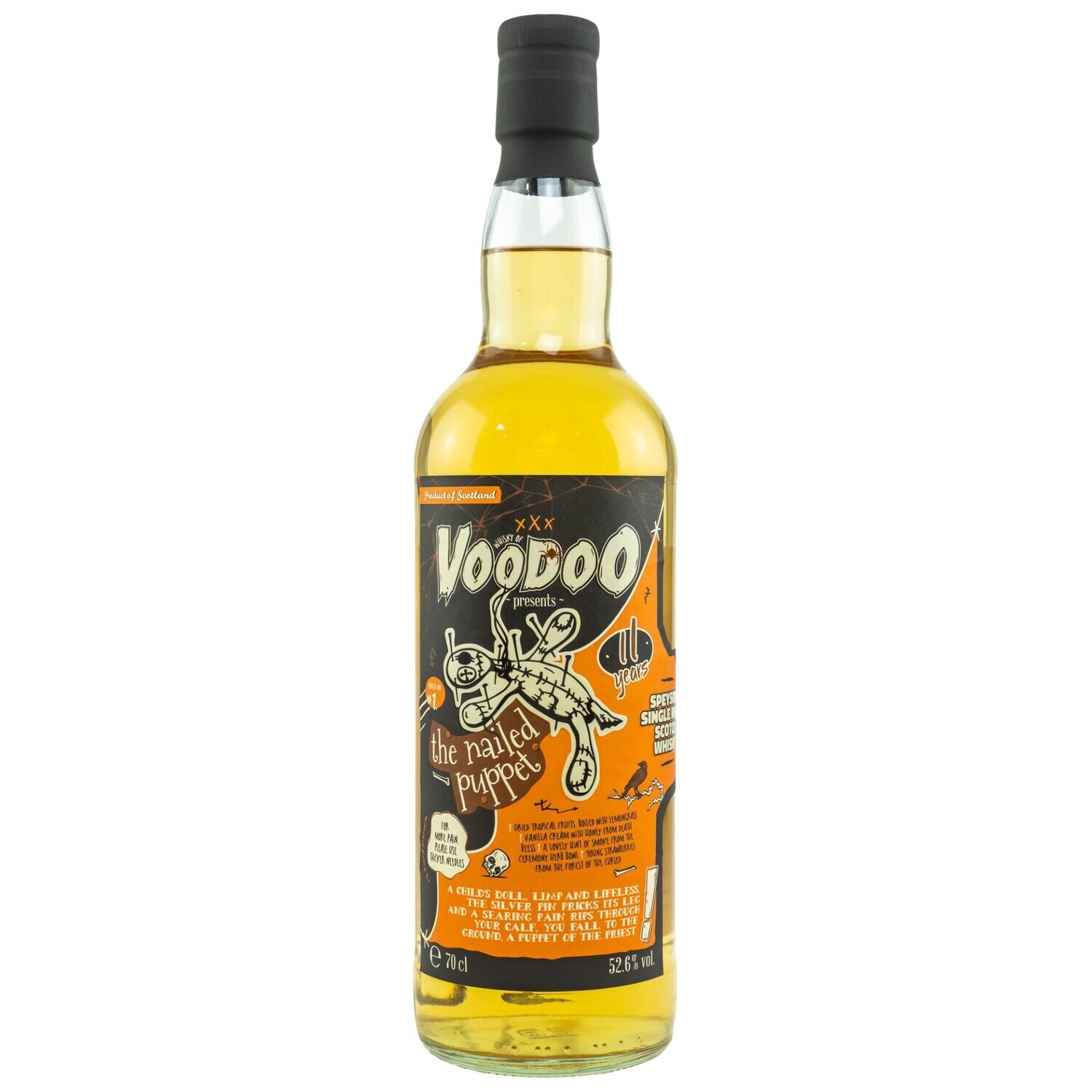 The Nailed Puppet – Lightly Peated
Voodoo Speyside Single Malt Scotch Whisky - Tormore