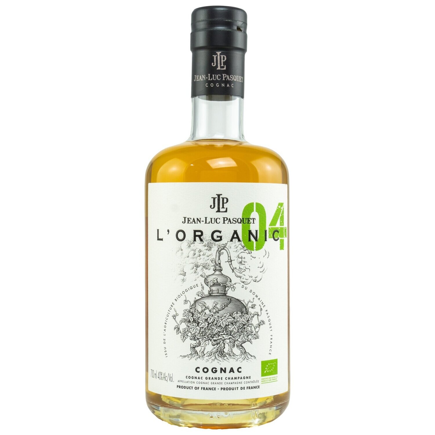 Cognac L'Organic 04 - Jean-Luc Pasquet  - 40% - mit Umkarton