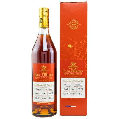 Cognac Jean Fillioux
Exclusively bottled for Kirsch Import & Wu Dram Clan - 1955 & 1960