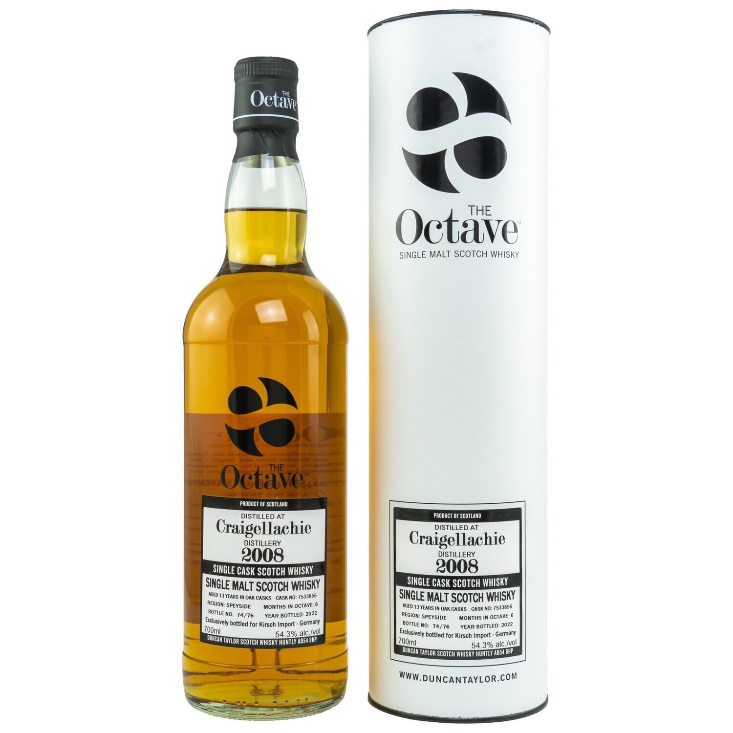 Craigellachie 2008/2022 - 13 Jahre - #7533856 - Octave (Duncan Taylor) - Kirsch