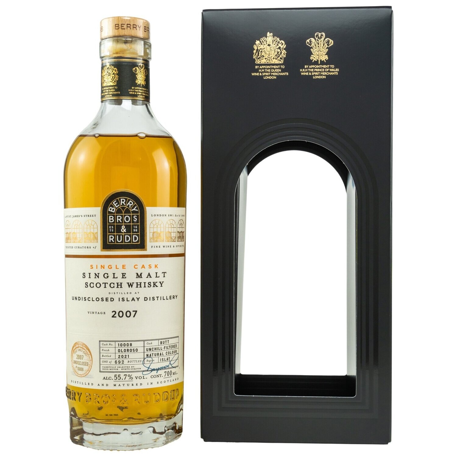 Islay 2007/2021 - #10008 - Berry Bros & Rudd - 55,7% - Oloroso Butt Finish