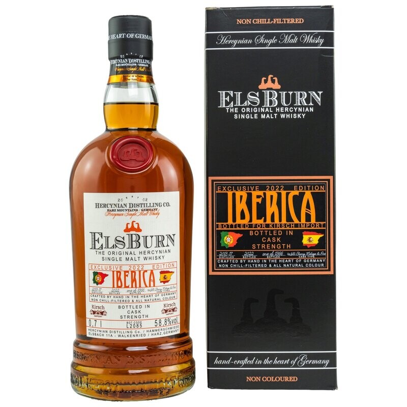 Elsburn Iberica 2013/2022 - Kirsch - 1st Fill Sherry, Malaga & Port - 58,8%