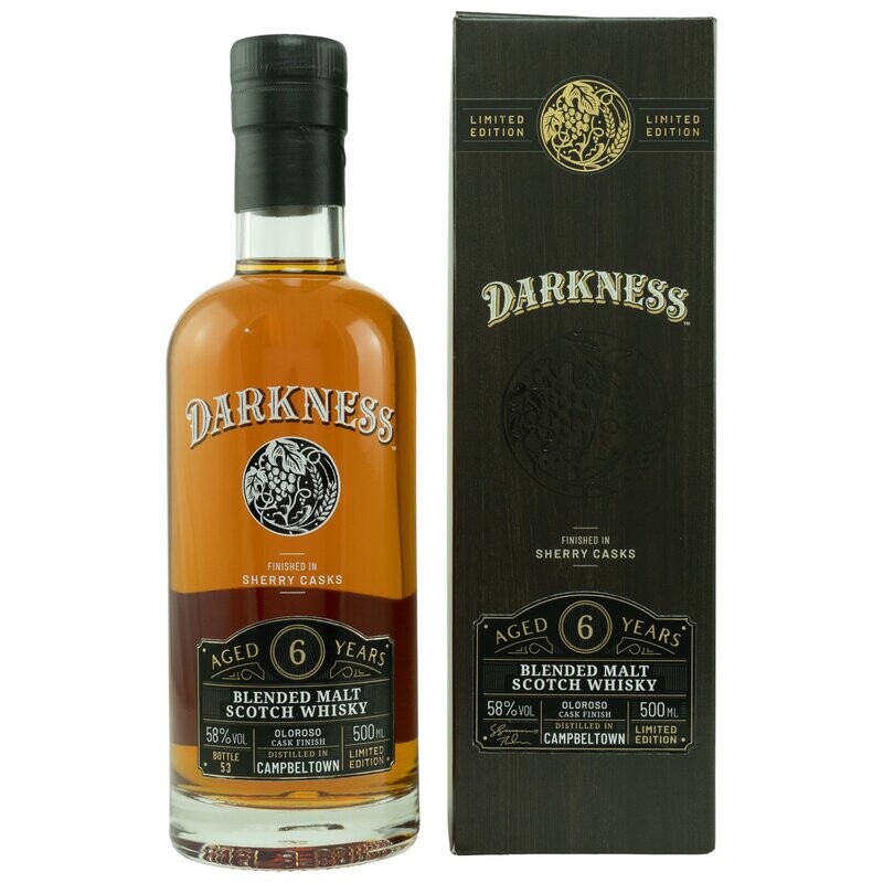 Campbeltown Blend - Darkness Oloroso Finish - 6 Jahre - 58%