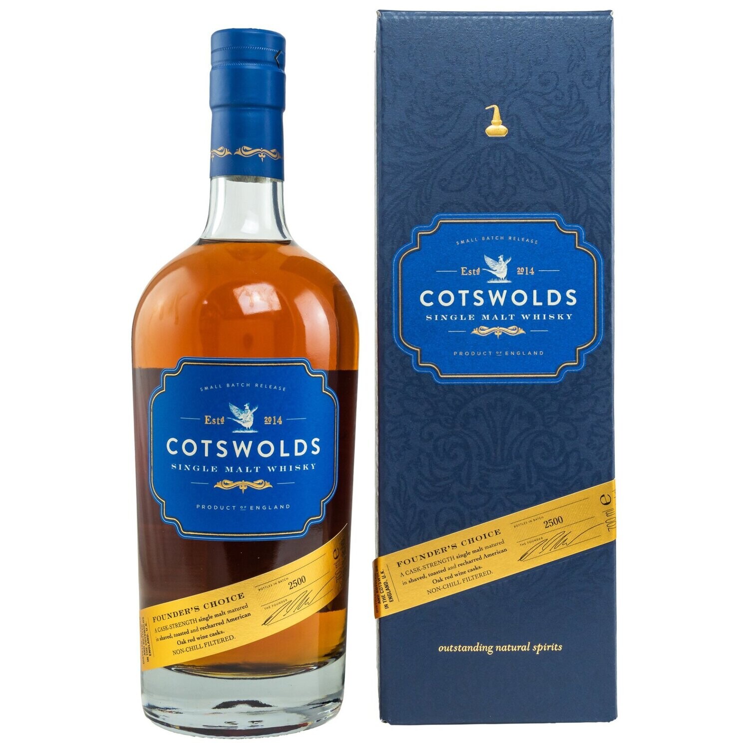 Cotswolds - Founders Choice - american oak red wine Cask - 59,1% - 700ml -