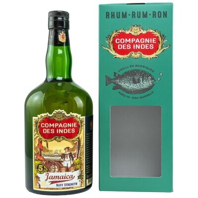 Compagnie Des Indes JAMAICA Rum 5 Jahre - Navy Strength 57,0%