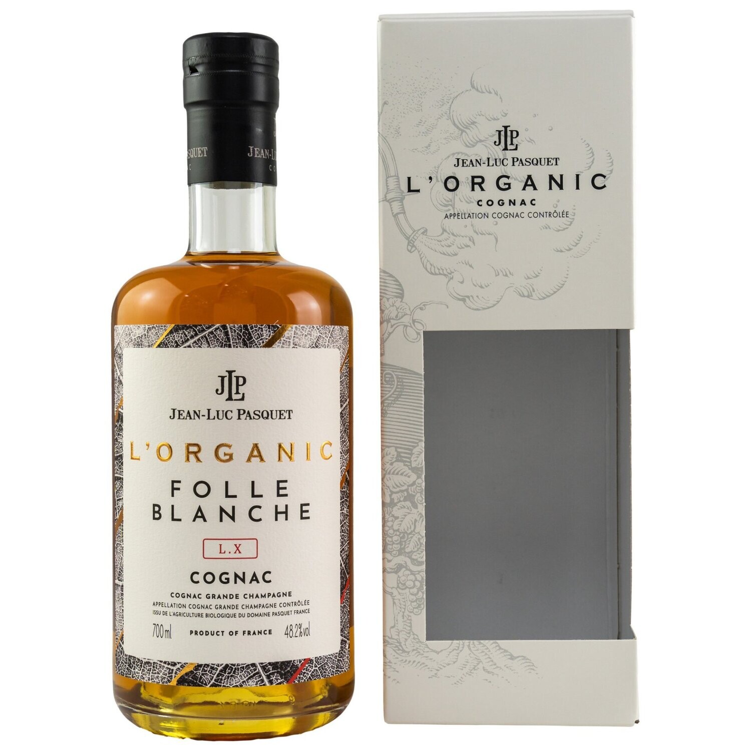 Cognac Folle Blanche L. X - Jean-Luc Pasquet - L'Organic - 48,2%