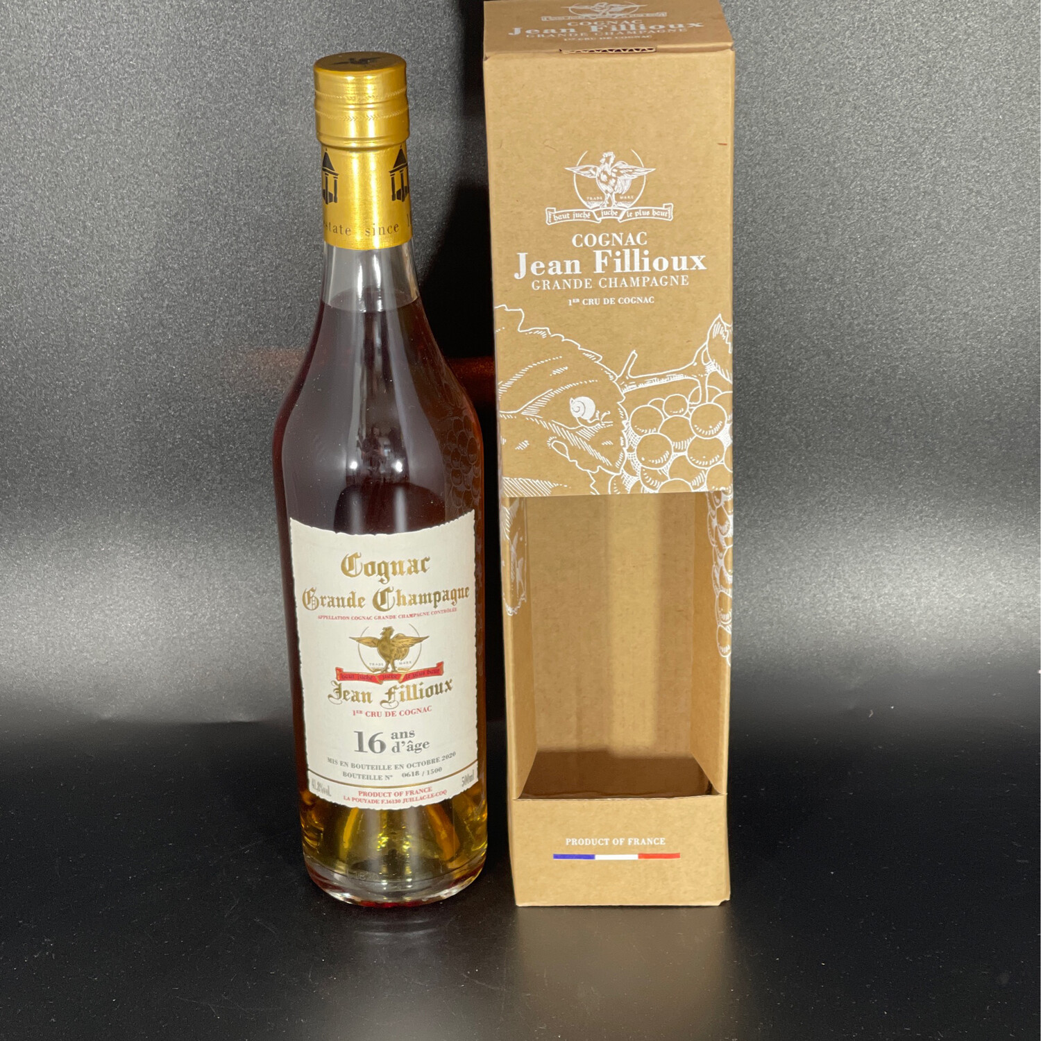 Jean Fillioux - 16 Jahre - 1er Cru de Cognay - Grande Champagne -