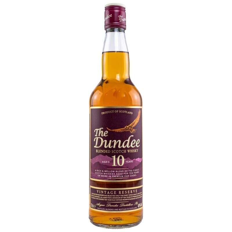 The Dundee - Blended Scotch Whisky - 10 Jahre - 40% The Dundee - Blended Scotch Whisky - 10 Jahre - 40%