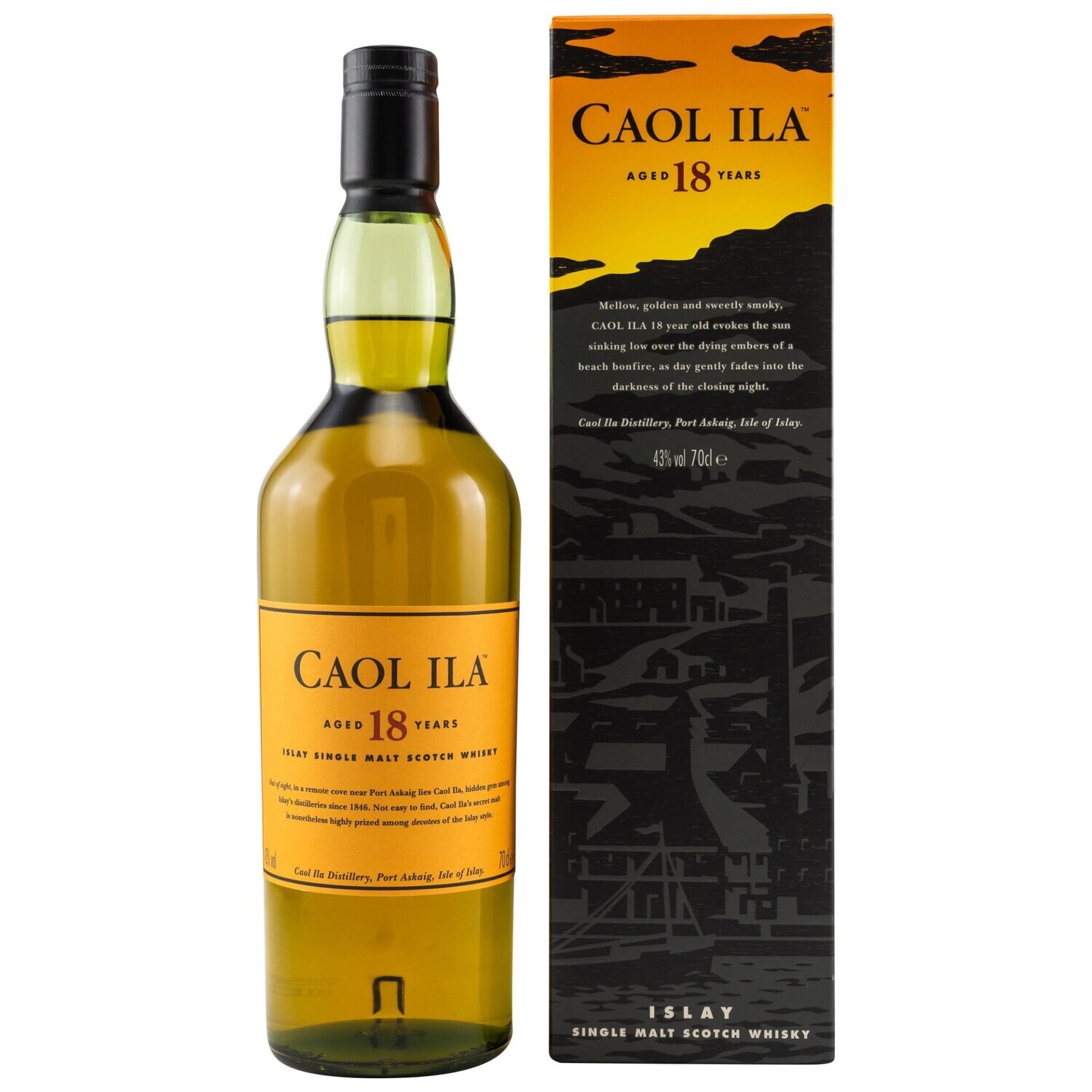 Caol Ila - 18 Jahre - 43% - OA