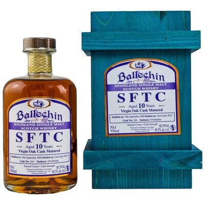 Ballechin - 2008/2019 10 Jahre - Straight from the Cask - Virgin Oak Cask Nr. 244 Ballechin - 2008/2019 10 Jahre - Straight from the Cask - Virgin Oak Cask Nr. 244