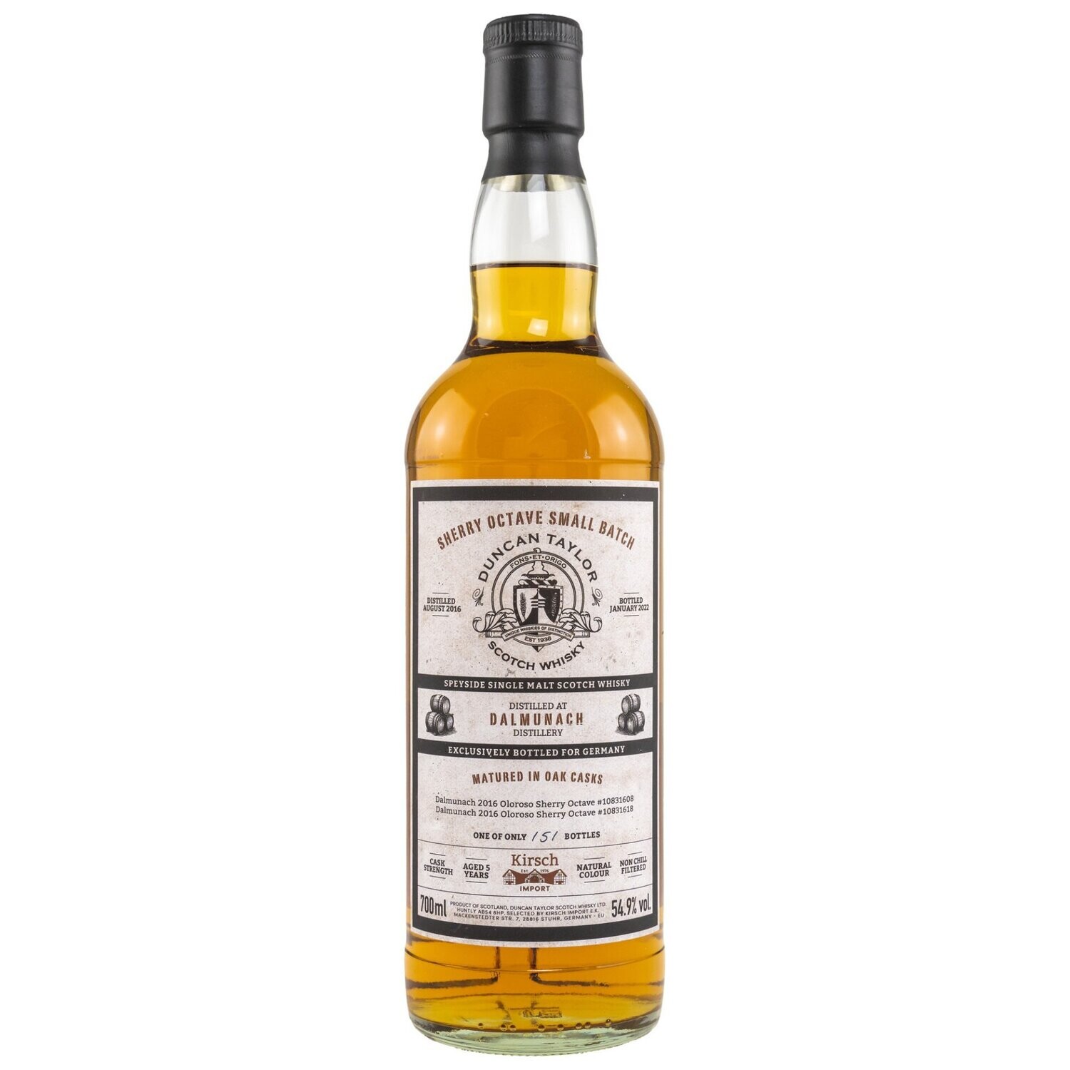 Dalmunach - 2016/2022 - 5 Jahre - #10831608+10831618 - Octave Small Batch (Duncan Taylor)