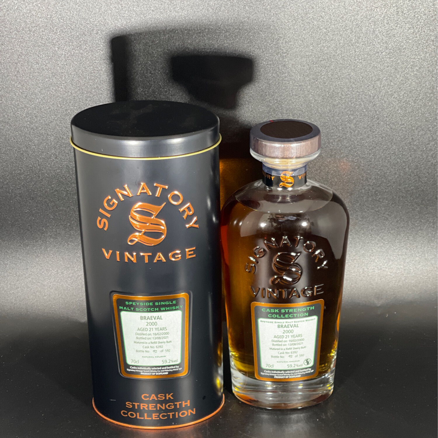 Braeval - 21 Jahre - 2000/2021 Speyside Single Malt Whisky - 59,2% - Cask # 6393