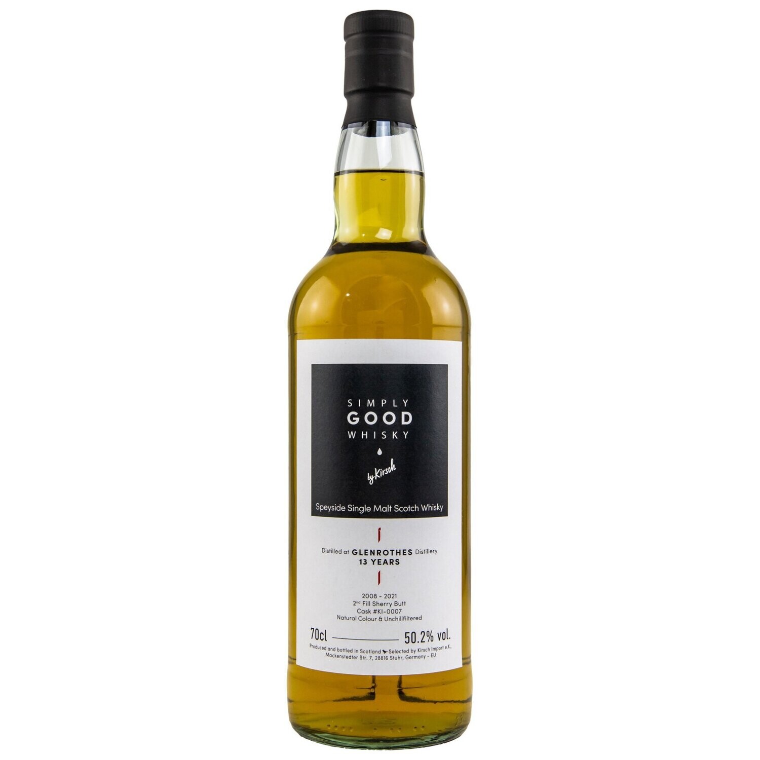 Glenrothes - 2008/2021 - 13 Jahre - Simply Good #KI-0007 - 50,2%