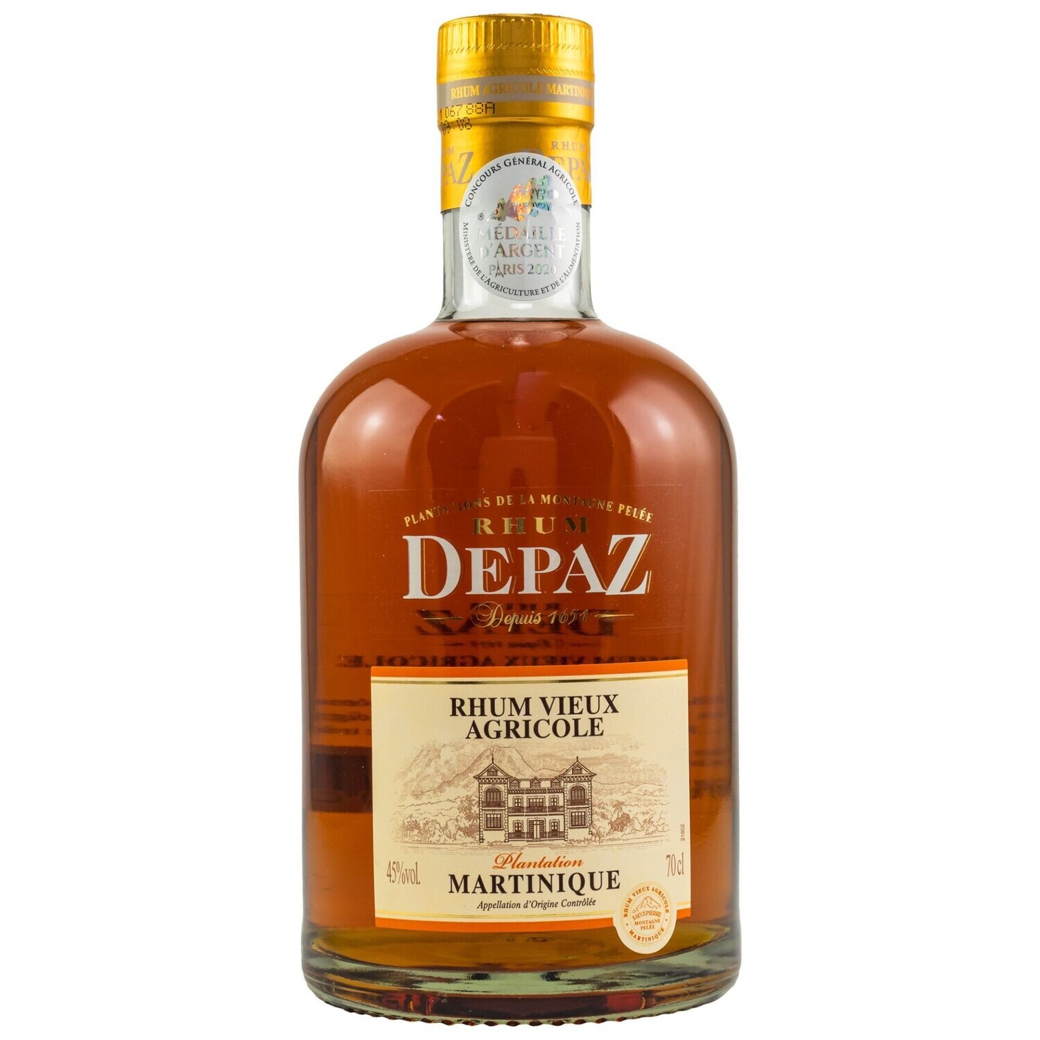Depaz Rhum Vieux Agricole Plantation Martinique - 45%