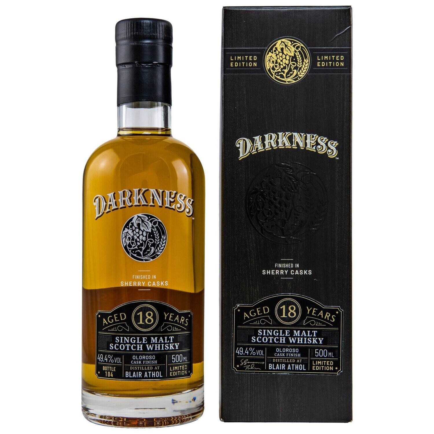 Blair Athol -  18 Jahre - Oloroso Cask finish - Darkness 49,4%