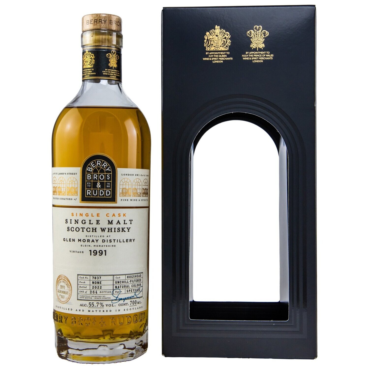 Glen Moray 1991/2022 - Cask #7837 (Berry Bros and Rudd)