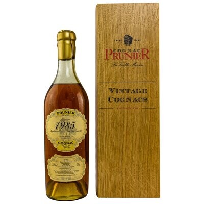 Prunier Cognac Fins Bois 1985 - 54,9%